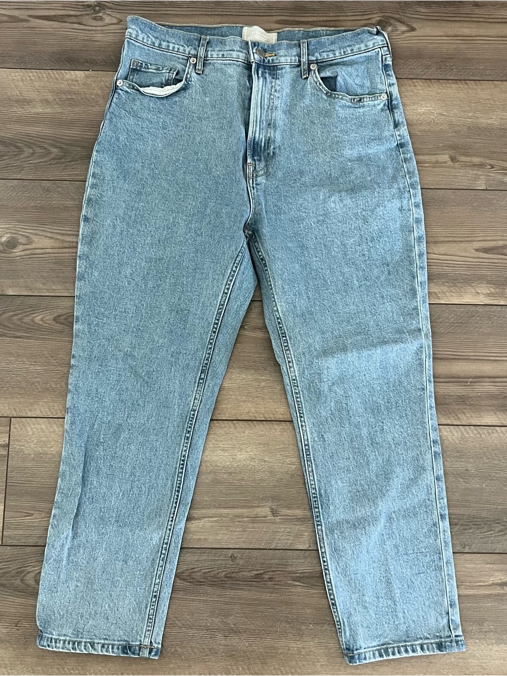 Everlane The Original Cheeky Jean Cropped Blue Women's Jeans Denim size 31